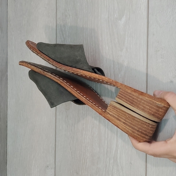 SAMUJI Womens Leather Sandals Boho Hobo shoes sz 38 US 8 - Picture 8 of 13